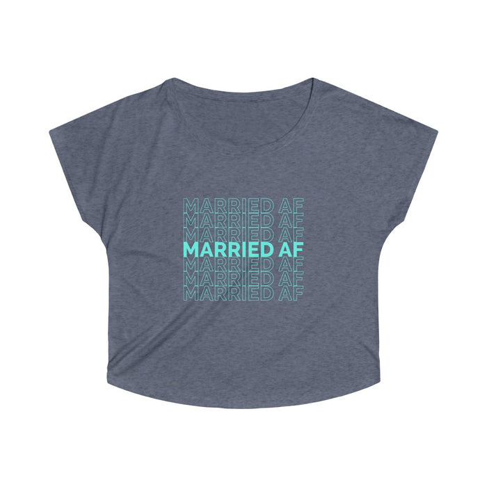 Married AF Women's Tri-Blend Tee