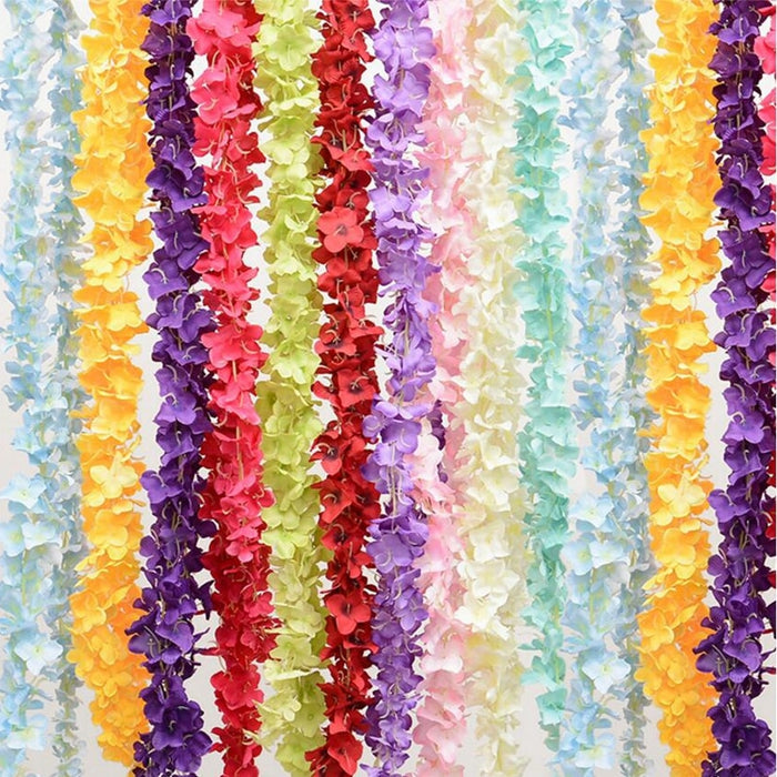 1pcs 30cm Artificial Hydrangea Silk Wisteria Wedding Decorative Silk Garlands Flowers